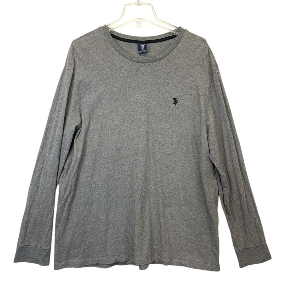 U.S. Polo Assn. Gray Long Sleeve Tee Men’s Size 2X Casual Comfort